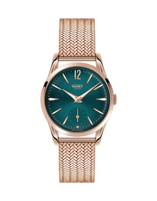 Orologio Henry London Donna Stratford in Acciaio placcato oro rosa HL30-UM-0130
