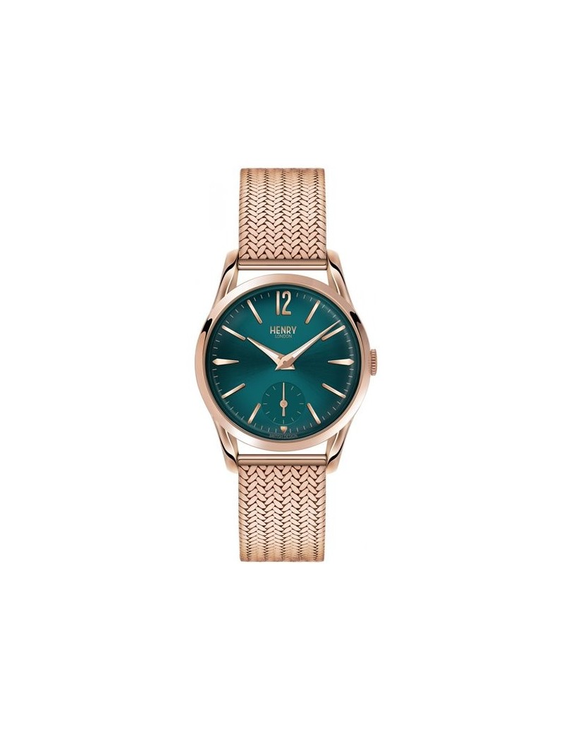 Orologio Henry London Donna Stratford in Acciaio placcato oro rosa HL30-UM-0130