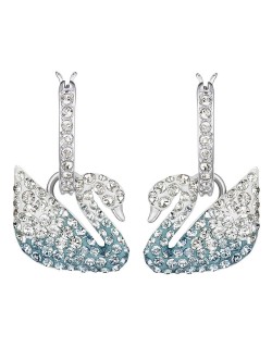 Orecchini donna gioielli Swarovski Iconic Swan 5512577