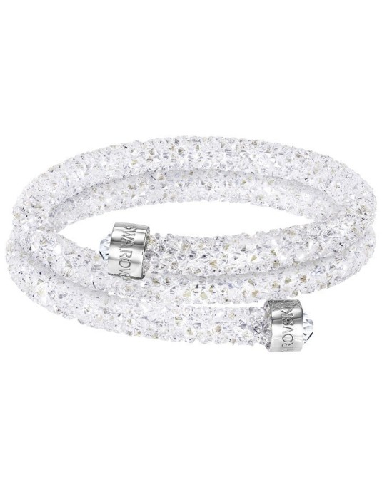 Bracciale Doppio Swarovski Crystaldust Bianco