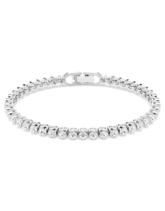 Bracciale Tennis Imber Emily
Taglio Round, Grigio, Placcato rodio