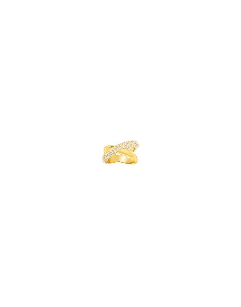 Anello Swarovski Crystaldust Cross oro
