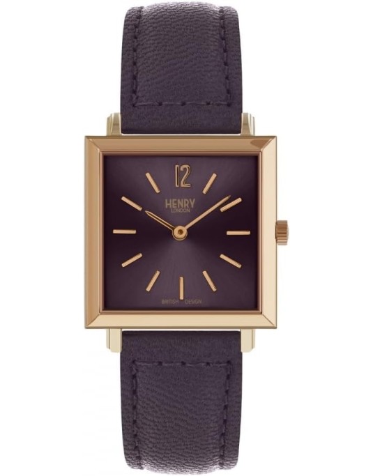 Henry London Orologio Analogico Quarzo Unisex Adulto con Cinturino in Pelle HL26-QS-0260