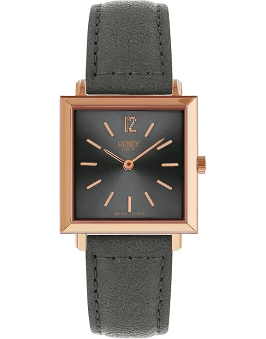 Henry London Orologio Analogico Quarzo Unisex Adulto con Cinturino in Pelle HL26-QS-0262