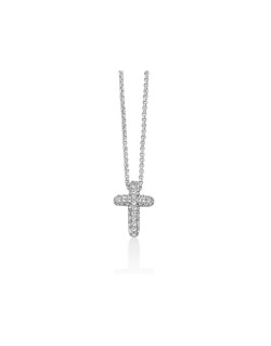 Collana Miluna Argento Croce CLD5073 Collezione Giochi di Luce