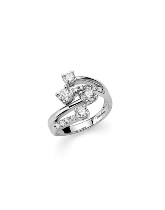Anello Donna Miluna premium diamonds LID3314Gioiello oro bianco 750 e diamanti
