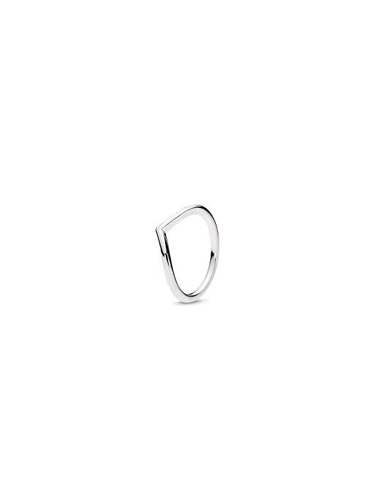 Anello Pandora a V Semplice in Argento