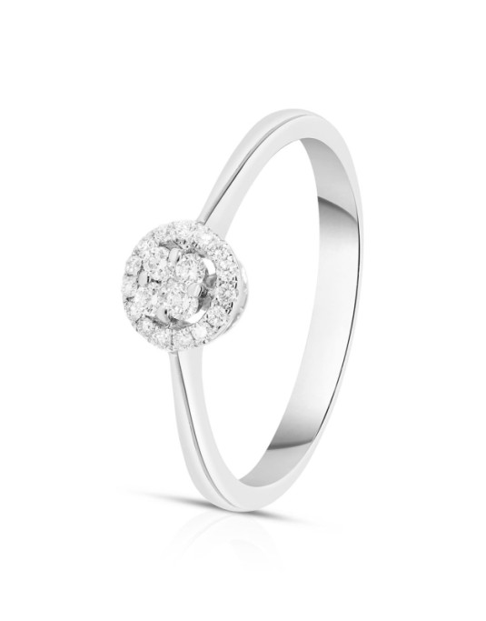 Anello Giorgio Visconti in oro 18 kt con diamante