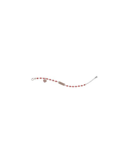 Bracciale Nanan da bambino con targhetta in argento personalizzabile unisex NAN0297